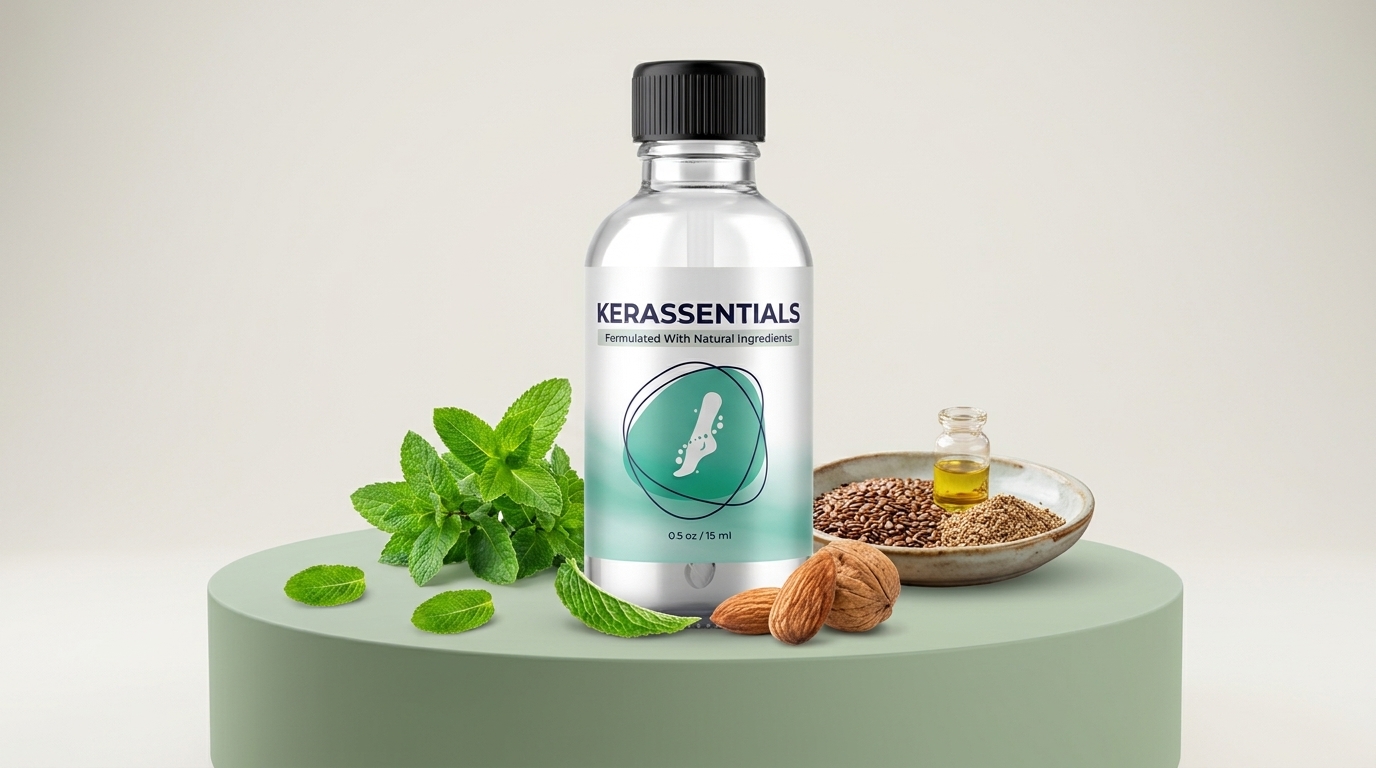 Applying Kerassentials oil for nail fungus treatment