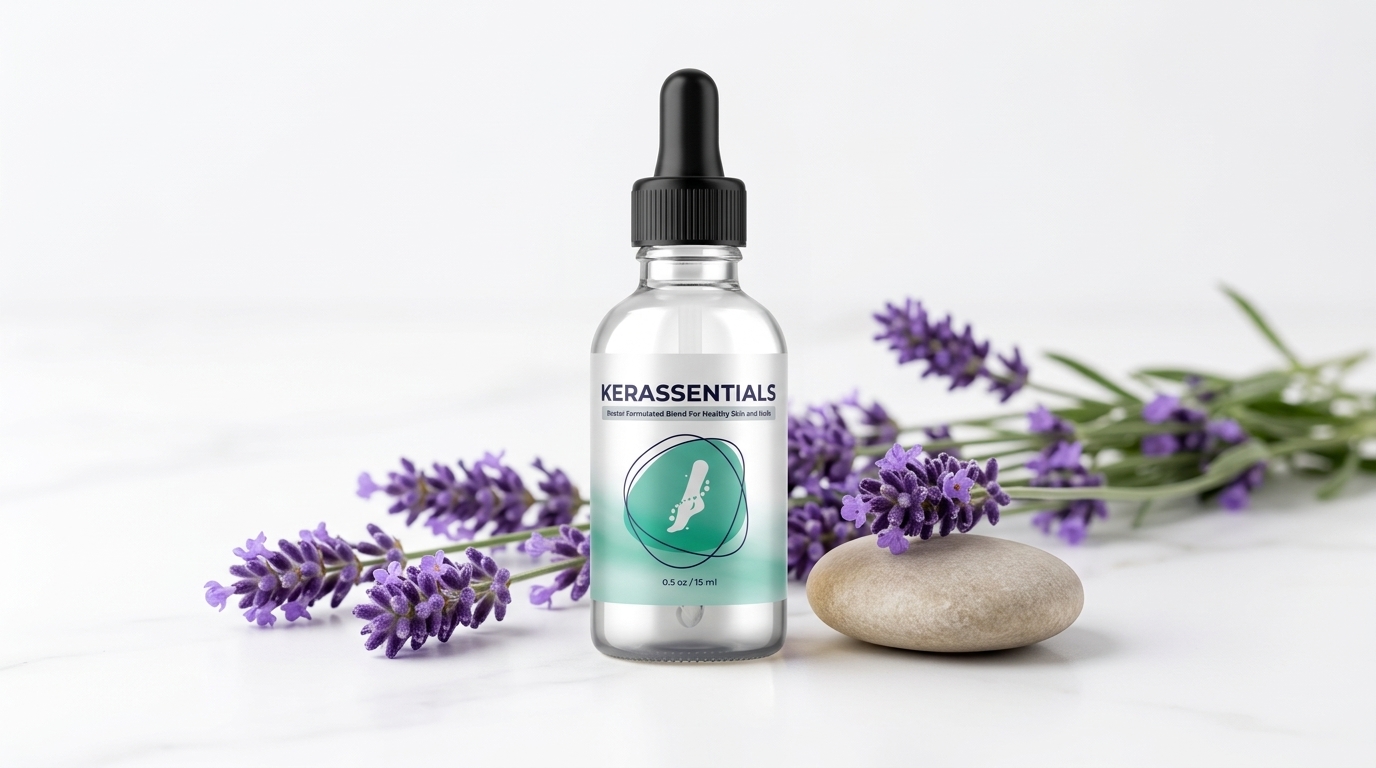 Applying Kerassentials for healthy nails