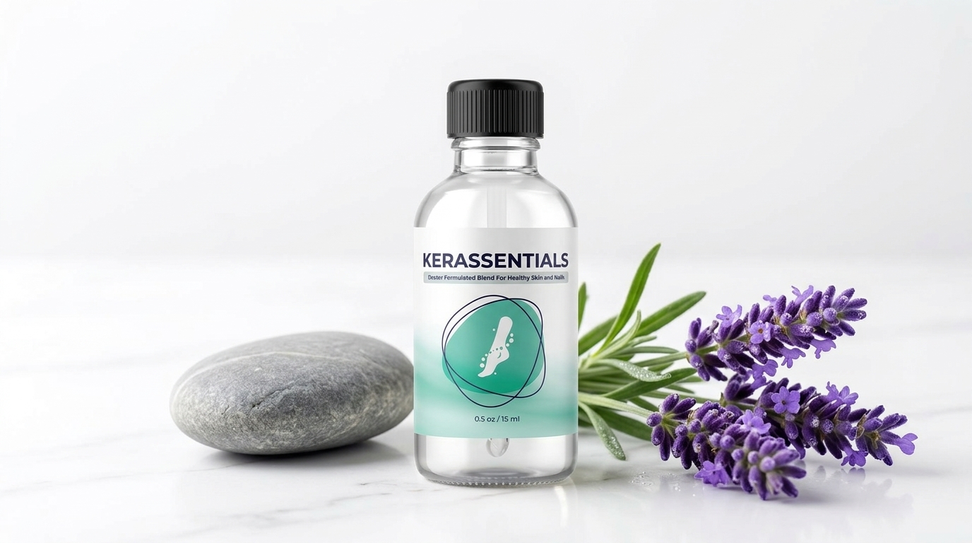 Kerassentials before and after nail fungus transformation