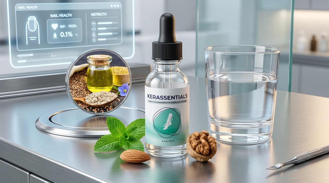 User applying Kerassentials for nail fungus