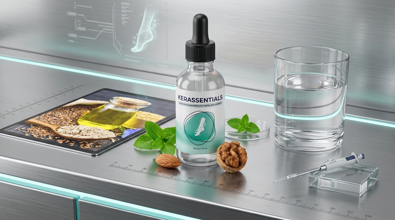 Kerassentials application for nail and skin health