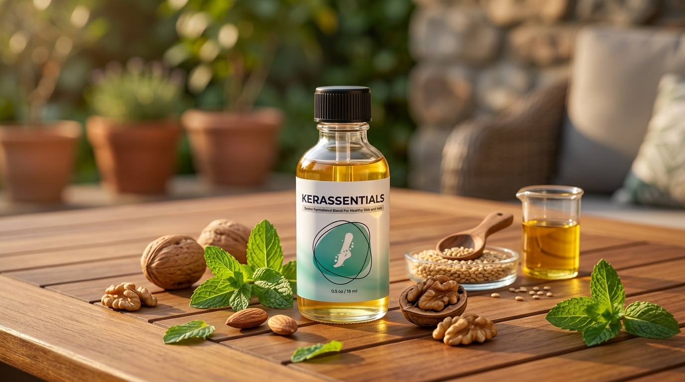 Natural oils for fungal treatment in Kerassentials