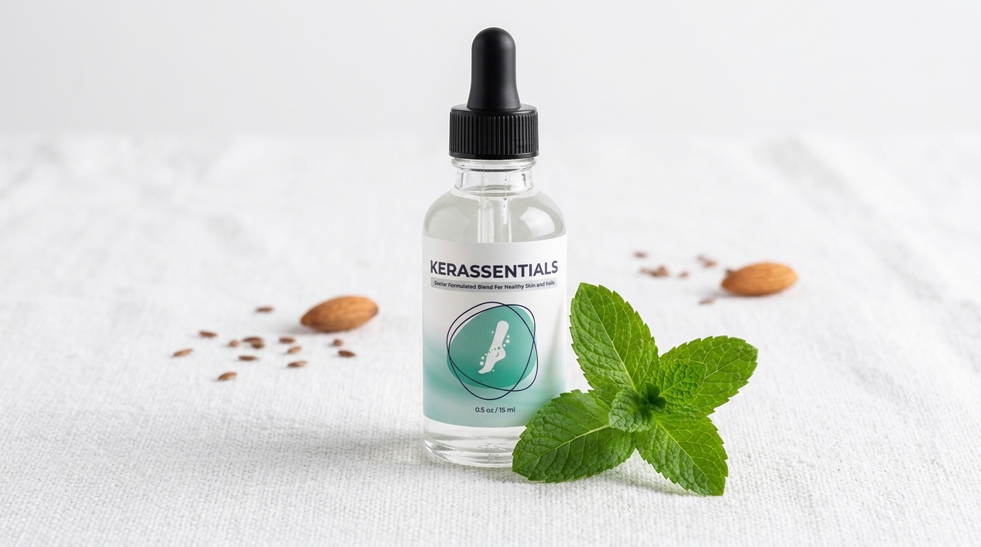 Application of Kerassentials for nail health improvement