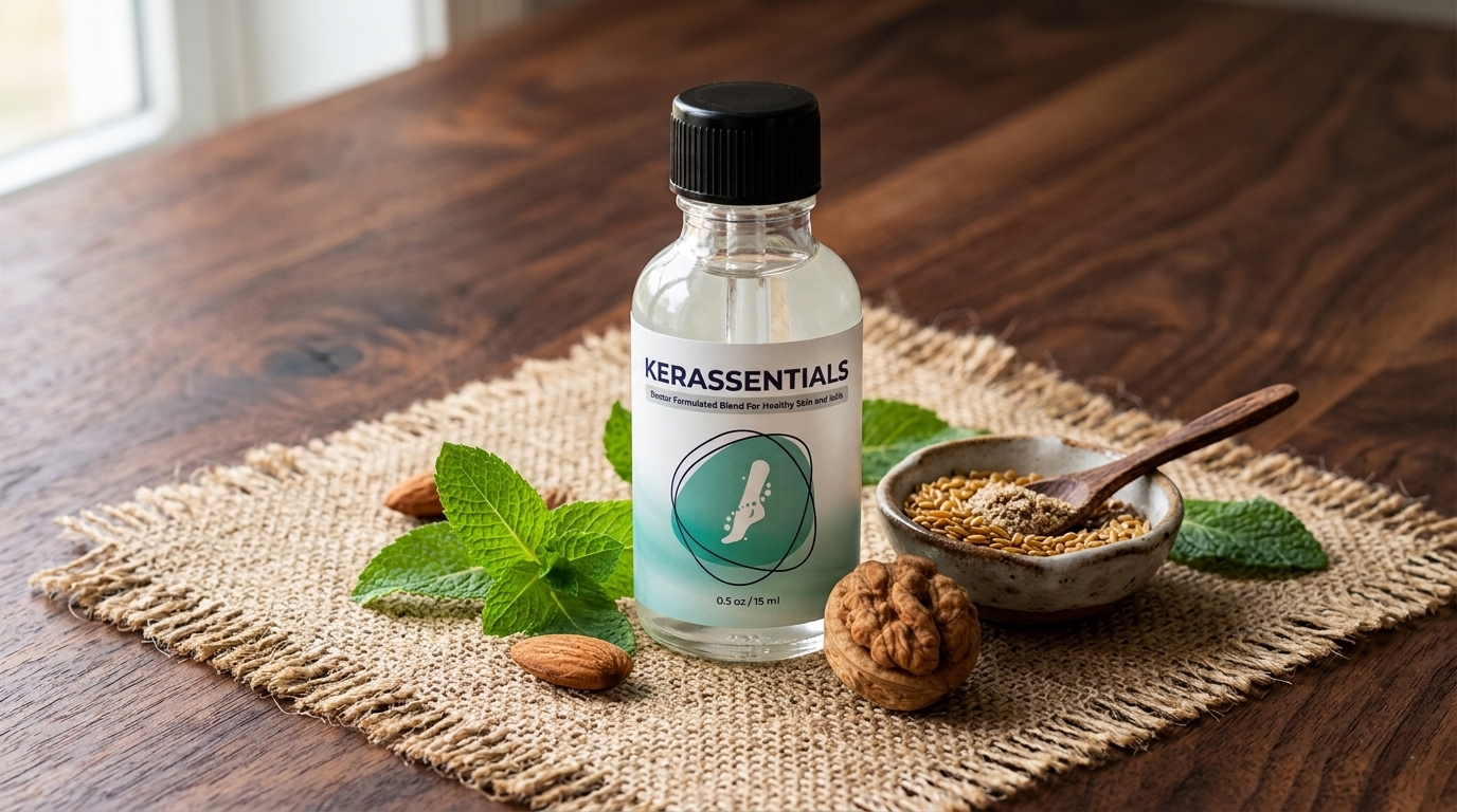 Kerassentials natural oil-based formula for nail fungus